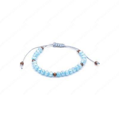 Chic Crystal Turquoise Beads Bracelet